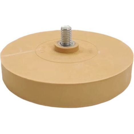 2 Pièces Roue de Gomme en Caoutchouc, Gomme Carrosserie Diamètre 88 mm, Gomme enlève Autocollants, Gomme pour Perceuse, Décalque Gomme Roue (1/4)