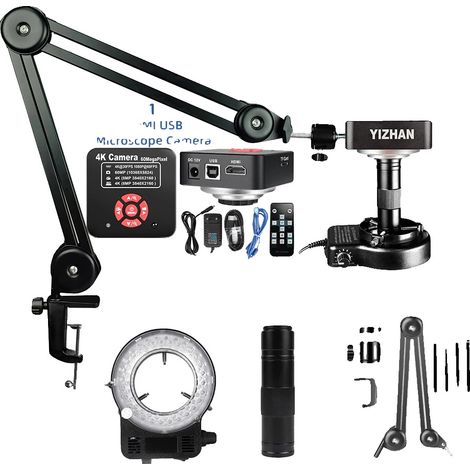 Kit HDMI VGA 13MP, zoom 150X, sensore Sony da 8,42MP, kit di aggiornamento 4K da 60MP, 0-150x-b (1/2)