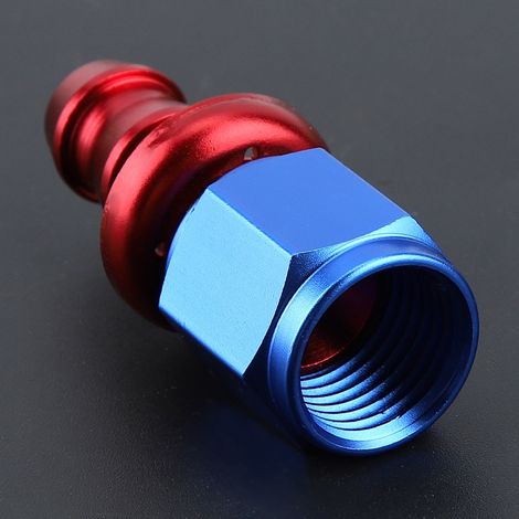Raccord droit AN6 à visser, embout mâle pour durite carburant essence huile, raccord rapide à verrouillage par rotation, connecteur fileté 6AN (1/5)