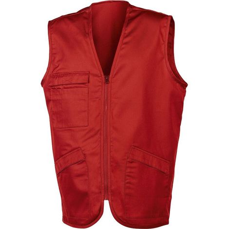 Gilet Multi Poches Pen Duick Crew Rouge XL.