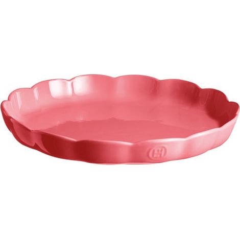 Plat à Tarte Madeleine Rose Candy 31cm Céramique Hr®, Cuisson Homogène, Résistance Extrême - Emile Henry  Emile And (1/3)