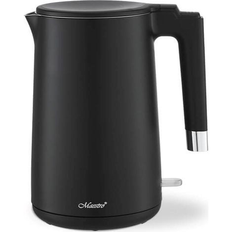 Maestro Bouilloire Élégante noire 1.7 L 1800 W (1/3)