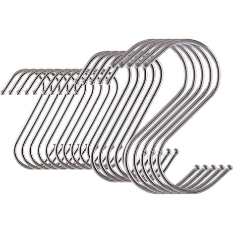 Ein Set aus 20 S-Haken, davon 10 kleine + 5 mittlere + 5 große (1/5)