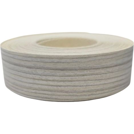 Bande de chant thermocollante 21mm x 5m épaisseur 0,50mm Mélaminé Facile à Appliquer Bricolage Étagère Meuble Panneau Bois Durable, Pin Slavonia