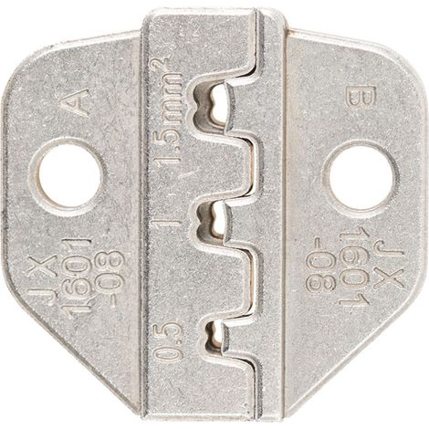 Pince à sertir JX-1601-08 AWG26-16 0,14-1,5 mm², pince à sertir, virole de lacet, pince à sertir, extrémité de cordon, mâchoires, moule pour pince Dupont, outil de tête de moule de coupe (1/5)