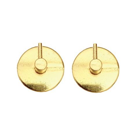 GANCIO BRIS BRIS TONDO METALLO PRONTY - MM 25 ORO CF=PZ 2- 12 confezioni