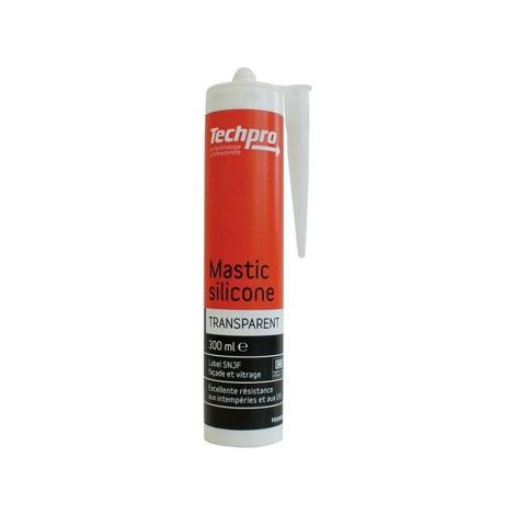 Mastic silicone Transparent - Cartouche 300ml