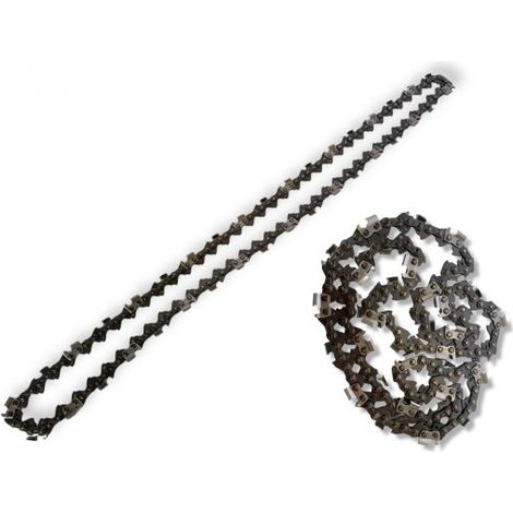 CATENA DI RICAMBIO 72 MAGLIE PUNTA BARRA MOTOSEGA 45CM 45CC 52CC (1/5)