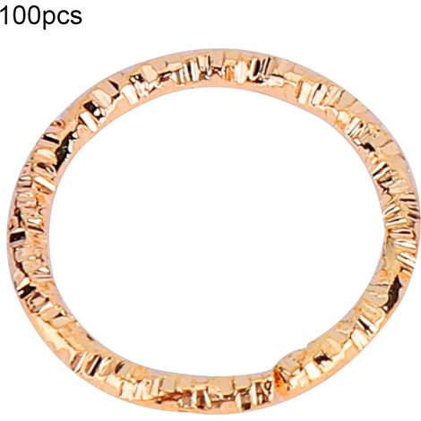 100 pièces anneaux pour tresses dreadlocks, clips décoratifs boucles or pour femmes et filles (1/5)