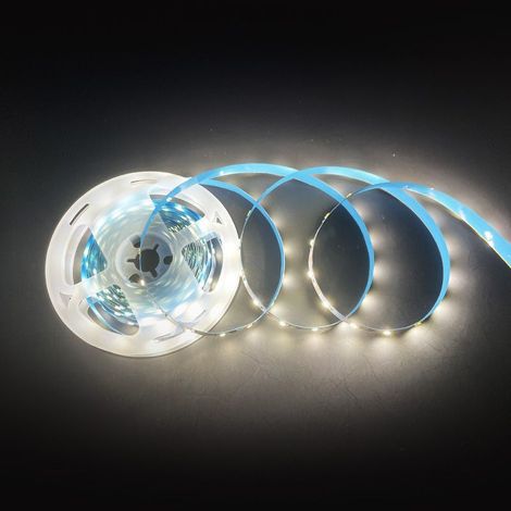 Ruban LED 12V Bluetooth, étanche basse tension, flexible et multicolore, bandeau lumineux 10m, 540 LED. (1/4)