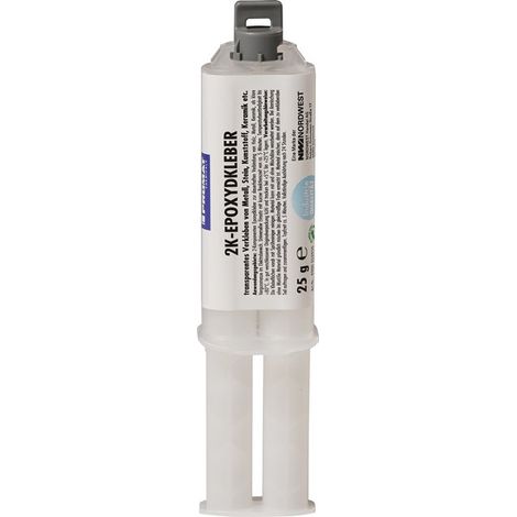 Colla epossidica bi-componente 25 g Spruzzatore a doppio spruzzatore incolore