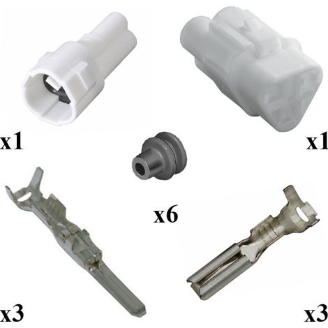 Kit Connecteur MT Sealed Mâle Femelle 3 Voies Type T