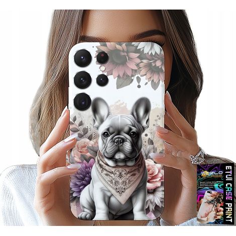 Custodia per Samsung Galaxy S23 Ultra - bulldog bulldog cani razze canine retro (1/5)