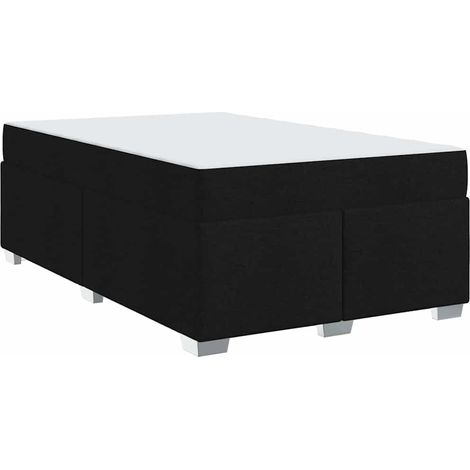 Estructura de cama Negro 120 x 200 cm tela vidaXL (1/5)