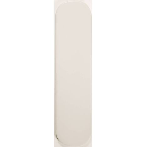 Carrelage mural faience effet graphique GRACE - Ovale 30x7.5cm Blanc - Mat - boîte de 0.49 m2 - Gioia Materia