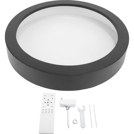 Plafonniers à intensité variable encastrés luminaires LED ronds modernes avec télécommande pour cuisine chambre salon (1/5)