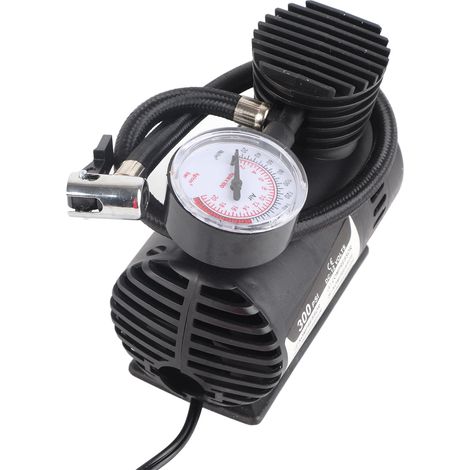 Pompe à air de voiture 12V, gonfleur de pneus, mini pompe à air d'urgence pour voiture (tête de train) (1/5)