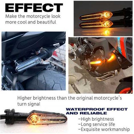 1 Paar Farben: wie abgebildet. Material: ABS. Motorrad-Blinker und LED-Blinker sind geeignet für... (1/4)