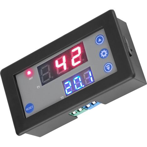 12-V-Digital-Zyklustimer mit zwei LED-Anzeigen und Zeitverzögerungsrelais (1/5)