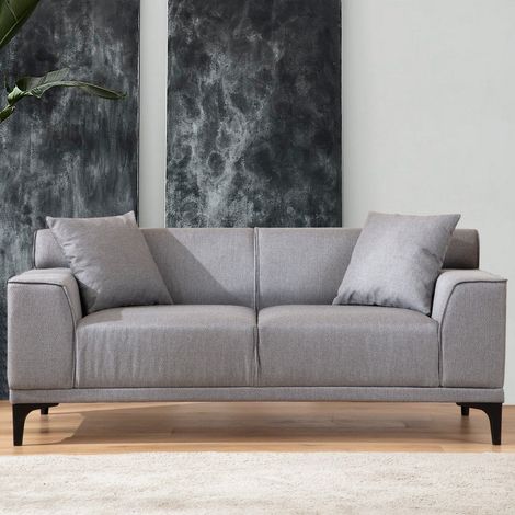 2-Sitzer-Sofa Petra 2 Hellgrau (1/5)