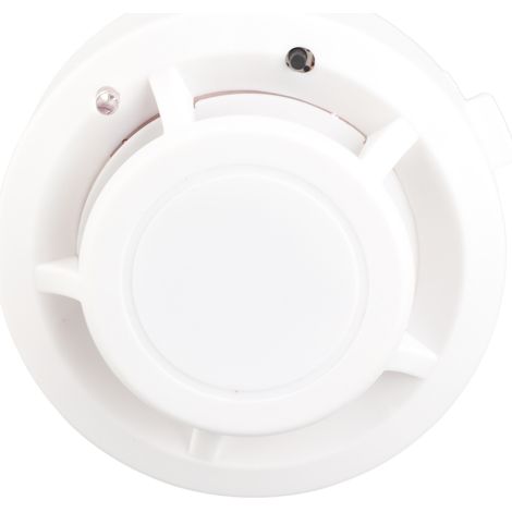 Freistehender Rauchmelder, empfindlicher Feuersensor, Warngerät für Zuhause, Küche, Restaurant, Hotel, Café, 1 Stück, Schrauben (1/5)