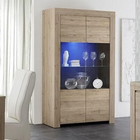 Vetrina 2 ante linea Clear in Rovere Cadiz (1/4)
