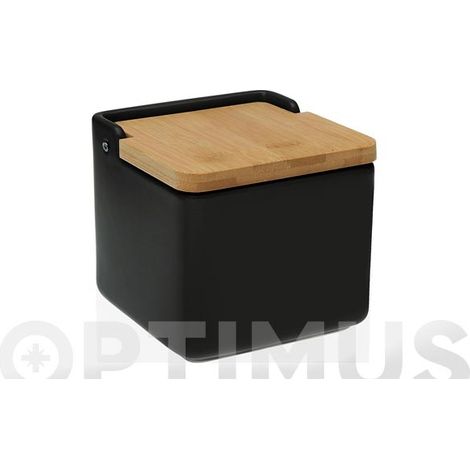 SALERO TAPA BAMBU NEGRO 214101