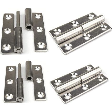 4 abnehmbare 7,6 cm (3 Zoll) Türscharniere für Innentüren. (1/5)