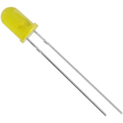 TRU COMPONENTS 1573743 LED jaune rond 5 mm 130 mcd 50 ° 20 mA 2.1 V S424121 (1/4)