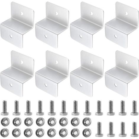 Z-Shaped Aluminum Solar Mounting Brackets – 8 Pieces for Photovoltaic Panels on the Roof of a Camper Van, Boat or Cabin (1/5)