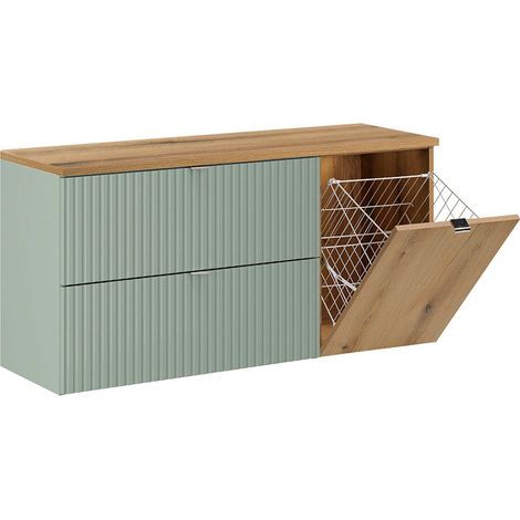 Mobile bagno senza lavabo Jade verde 120cm (1/5)