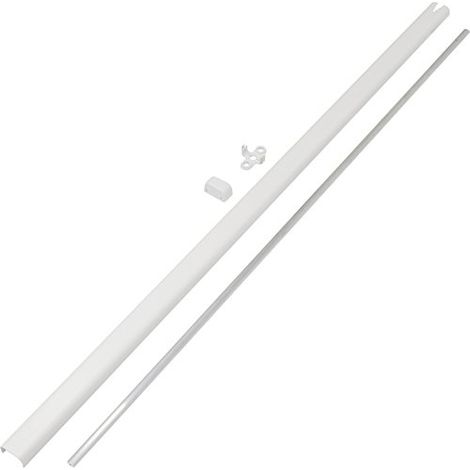 Set di aste WINTECTO ONE FOS550, FOS650 118/118cm Custodia in plastica/acciaio bianco (1/4)