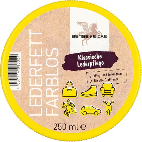 B & E Lederfett farblos - 250 ml