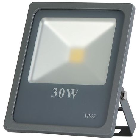 Vivida - FLOOD applique led IP65 Antracite 30W Vetro Satinato