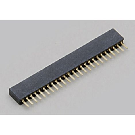 TRU COMPONENTS Buchsenleiste (Standard) Anzahl Reihen: 1 Polzahl je Reihe: 26 TC-2506446 1 St.