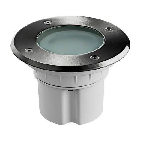 Heitronic Messina proyector exterior inox 9 vatios 500 lúmenes