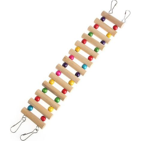Jouets pour perroquets, balançoires, échelles, jouets à mâcher, accessoires suspendus pour cage à oiseaux, hamac (1/4)