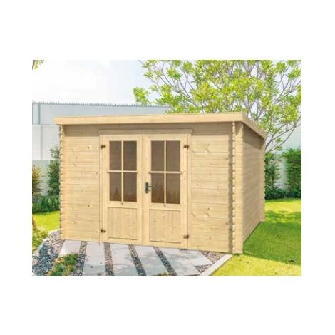 Casetta da Giardino in Legno d' Abete Nordico(28mm) - cm 310x310cm - Senza Pavimento - ITALFROM310 (1/2)