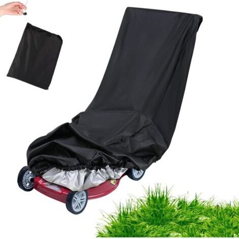 Housse Protection Tondeuse, Housse de Tondeuse Gazon Imperméable Housse de Tondeuse à Gazon, Housse de Tondeuse en Polyester 210d(195x66x108 cm) (1/4)