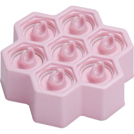 Moule À Glace Sur Brochette - Acier Inoxydable - 6 Pièces - Pour Jus De Fruits Ou Smoothies - Avec Couvercles Étanches Et Support (1/5)
