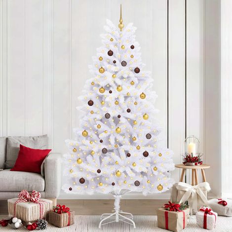 Künstlicher Weihnachtsbaum Weiß 120 x 120 x 240 cm (1/5)