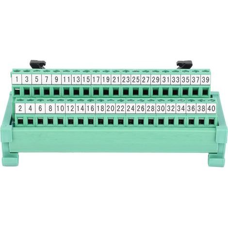 Adaptateur de bornier de disjonction IDC-40P pour connecteur de bornier PLC (1/5)