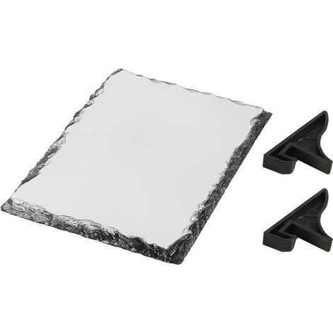 Cadre Photo en Ardoise Vierge avec revêtement par Sublimation en Forme de cœur, Cadre Photo Personnalisable avec Support, carré de 15 x 20 cm pour Une Maison personnalisée (1/5)
