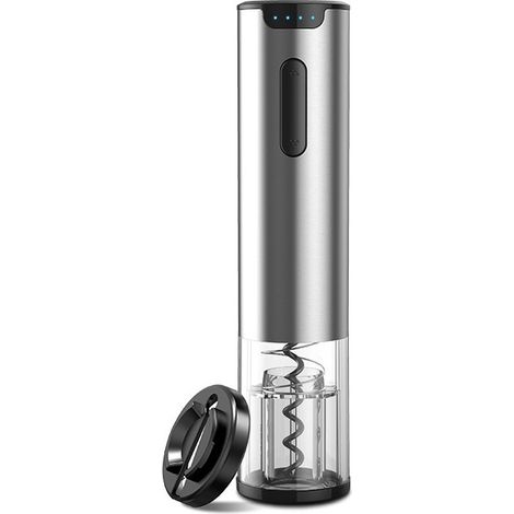 Tire Bouchon Électrique,Ouvre Bouteille Professionnel pour Vin Sans Fil Décapsuleur Automatique (1/5)