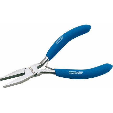 Pince à bec plat en acier carbone 125 mm