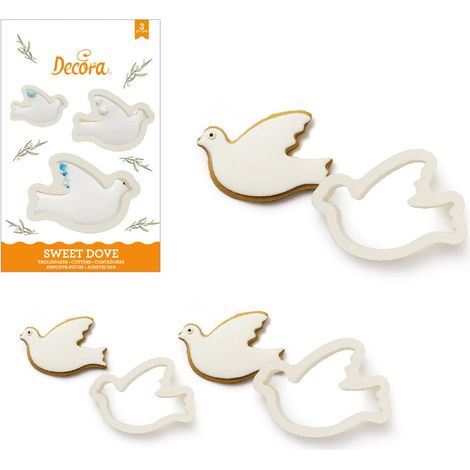 Molde para cortar palomas (3 piezas)