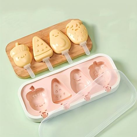 Moule à glace en silicone de qualité alimentaire — en forme de fromage, facile à démouler. Modèles sélectionnés au hasard. (1/5)