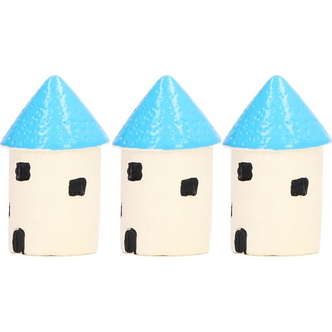 Set aus 10 Miniatur-Dekorationsfiguren aus Kunstharz für Mikrolandschaften, Ornamente und Accessoires für Puppenhäuser. (1/5)
