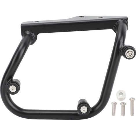 Decdeal Support de sacoche de selle, tuyau en fer soudé de 16mm, Support de supports de sac latéral de moto pour XSR 900 2022-2023 droit YS498-BBZJ