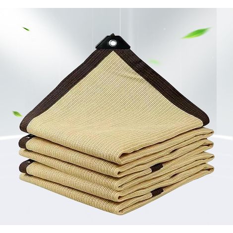 Filet de Protection Solaire Voiles d'ombrage pour Patio Toile pour Pergola File Ombrage Terrasse Rideau pour Pergola Tente D'ombrage Tissu,beige-3x2m (1/5)